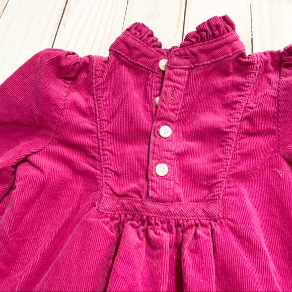 RALPH LAUREN Pink Half Button Up Flutter Top 3mos - Picture 2 of 4